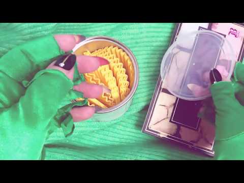 GLOVES SATIN ✨Long FANTASY NAILS ❤ Various ⭕⭐TAPPING [[ASMR]]