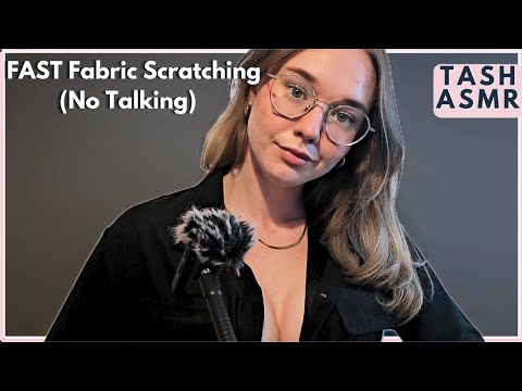 ASMR FAST Fabric Scratching (No Talking)