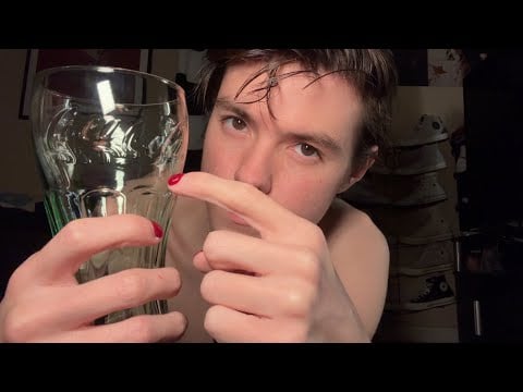 ASMR - Coca-Cola Glass Cup Sounds
