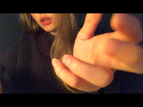 ASMR invisible scratching and raking | up close hand movements | invisible tapping