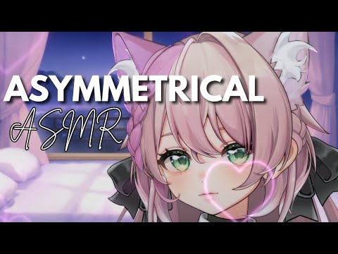 ASMR Asymmetrical Triggers ♡ (Binaural) (3DIO)