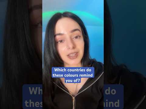 Which countries do these colours remind you of? ✨ #asmr