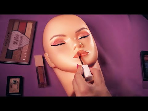 Make Up on A Mannequin ASMR