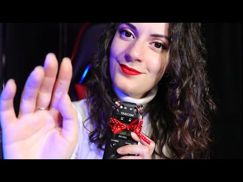 ASMR Español TOCANDO TU CARA Hermosa♥ + Atencion Personal, Mouth sounds, Susurros