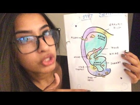ear piercing roleplay FAST | asmr 