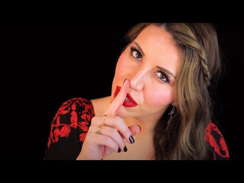 ASMR - Vampire Roleplay "Shh" “shushing” and Covering up the camera - No talking