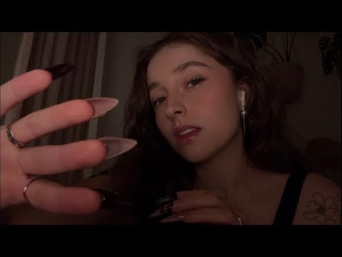 ASMR slow mouth sounds with mic scratches (bare, foam and fluffy cover)