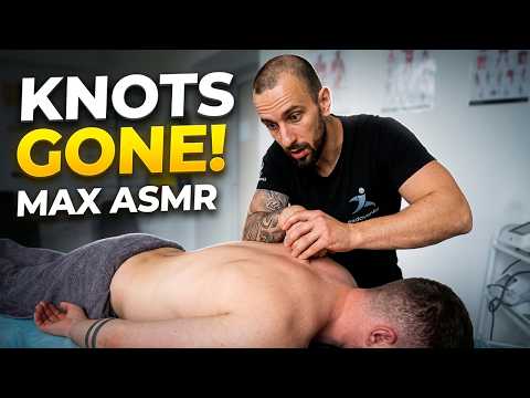 ASMR Deep Tissue Sports Massage: Back, Shoulders | MAX ASMR MASSAGE
