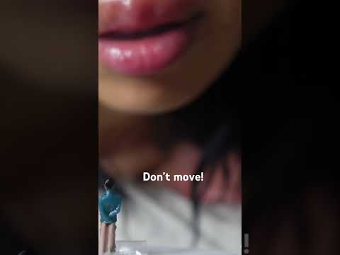Pov tiny: a Gaintess Is Looking For You! #kiss #fantasy #giantess