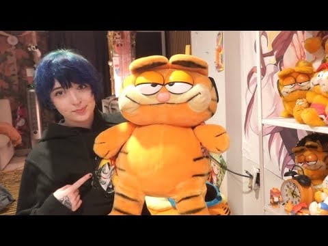 GARFIELD show & tell!! (NOT ASMR)