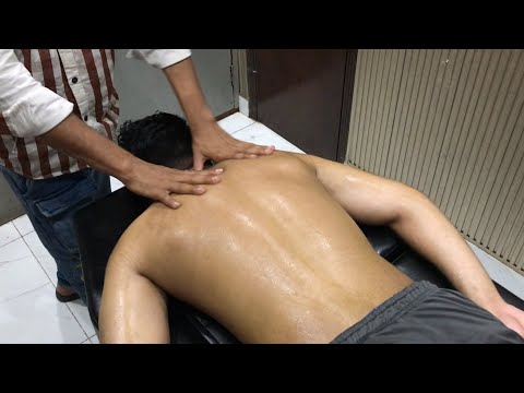 ASMR💈DEEP BACK OIL MASSAGE | PURE RELAXATION FOR SLEEP | 😴