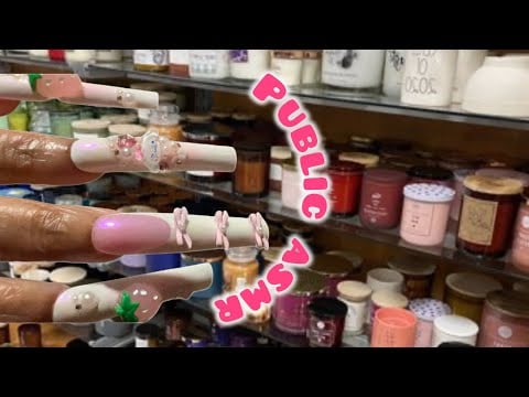 1 HR OF PUBLIC ASMR | Lofi, Whispering, Camera Tapping, Scratching, and More!