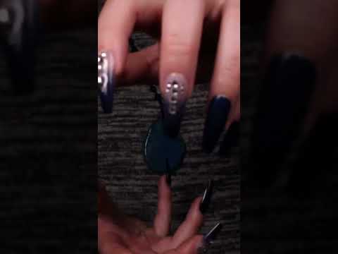 Close Up ASMR Hand Movements with Long Nails✨