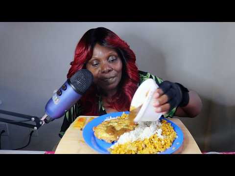 Egg Foo Young EWM For Dinner ASMR Eating Sounds