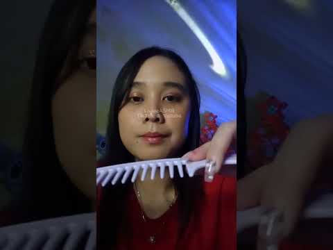 ASMR Hair Oil and Hair Pick Brushing for Head Massage Relaxation #asmr #asmrroleplay #relaxing