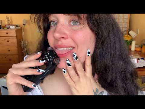 ASMR breathy kisses on your ears to drift off to sleep (intense mouth sounds, no talking)