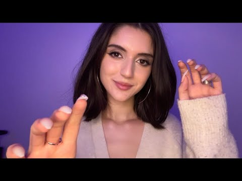 ASMR the most comforting face tapping & scratching