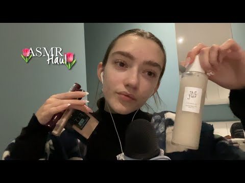 I’m back! ☺️ ASMR Haul & Chat | Gentle Tapping & Scratching