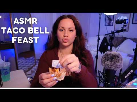 Taco Bell Crunchwrap Supreme ASMR Mukbang | Satisfying Eating Sounds