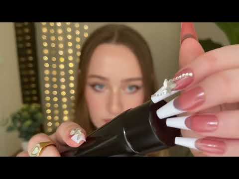 *one minute asmr* fast tapping on random objects