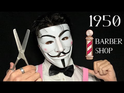 ASMR -💈BARBER SHOP​ en 1950💈- Roleplay Español