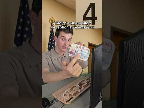 ASMR Southern DMV Receptionist Scams You
