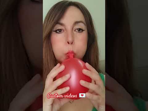 ASMR Girl: blowing up , balloon tapping 🎈 #asmr #asmrballoon #asmrballoons