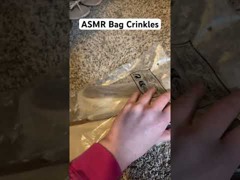 ASMR Crinkles - new shoes in a bag #asmr #crinkly #notalking #satisfying
