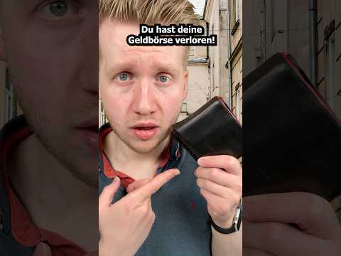 Du hast deine Geldbörse verloren! #asmr