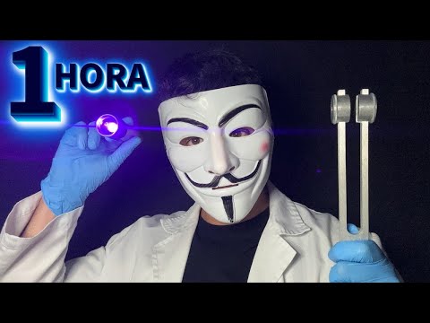 ASMR 1 HORA de Exámenes de Nervios Craneales🧠
