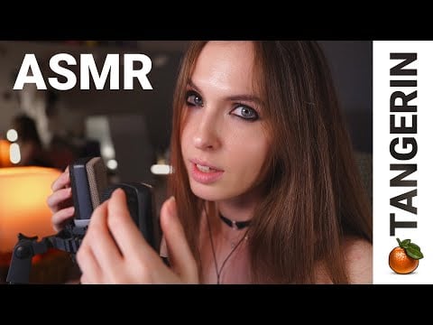 ASMR Gentle Nail Sounds, Mic Brushing & Eye Contact | Tangerin