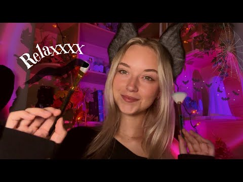ASMR Painting Your Face For Halloween🎃