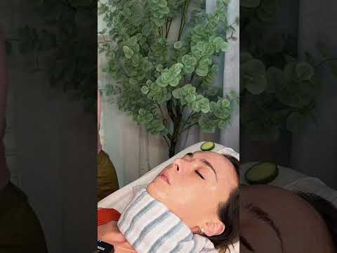 ASMR Facial 💚 #asmr #asmrfacial #asmrskincare #asmrpersonalcare