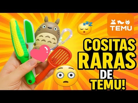 ASMR  en Español Unboxing  Cosas raras y random de Temu