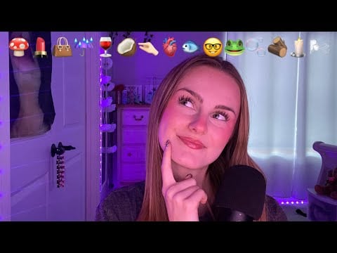 Asmr emoji challenge!