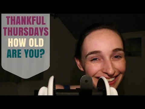 ♡ Thankful Thursdays ♡ ~ Binaural ASMR Whispered Q & A Video (3 Dio Microphone)