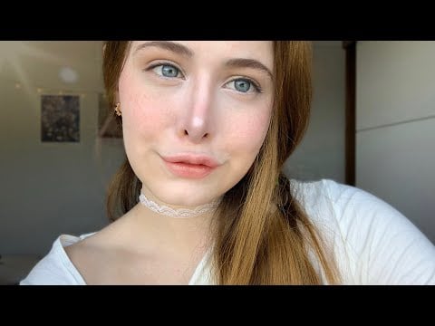 ASMR ~ whispering trigger words // fluffy head massage (mouth sounds) ❀࿐