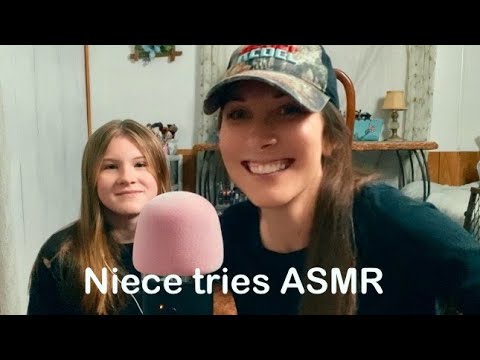 My Niece's First ASMR Video 💞 | surprise triggers, lots of tingles