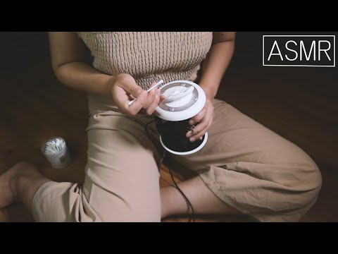 ASMR Clean the ears with thigh pillows in a Japanese room (subtitles, sleep, no talking)