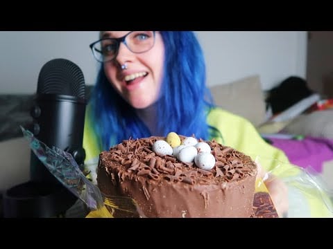 ASMR Mini Egg Chocolate GATEAU CAKE 😍