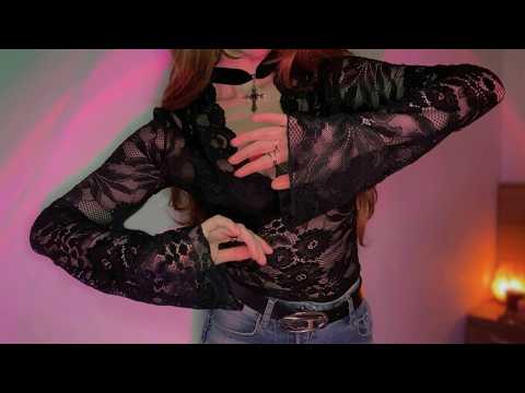 ASMR Fast & Aggressive Lace Fabric Scratching 🥀🖤