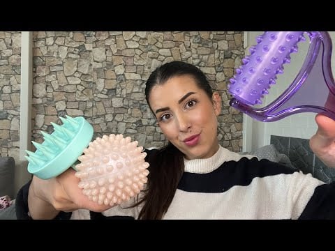 ASMR - Namasíruju ti obličej, hlavu i záda. Roleplay masáž 💆🏻‍♀️💆🏻‍♂️