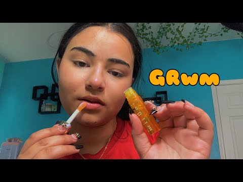 ASMR GRWM (talking about random things, updates, small random haul)