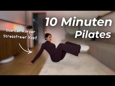 10 Minuten Pilates | Starker Körper, Stressfreier Kopf 🧘🏻‍♀️| Ganzkörper 