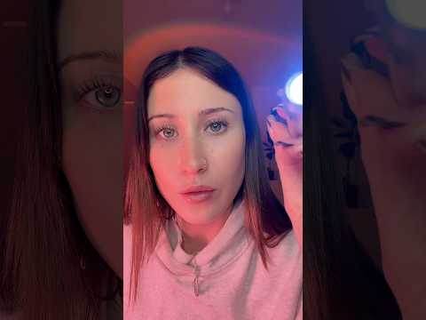 ASMR eye exam 👁️ #asmr #asmrshorts #softspoken