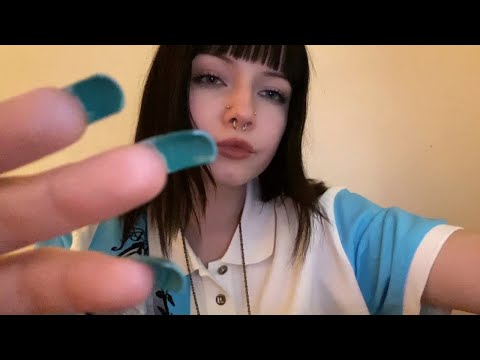 Lofi ASMR | Doing quick asmr at school (tapping, whispering)