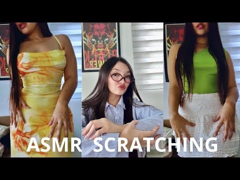 ASMR SCRATCHING en cada prenda 💕 HAUL donde cada una suena diferente