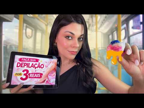 ASMR: Fazendo Sua Depilação No Metrô 🍯😳 (COMPLETO)