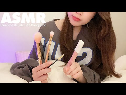 ASMR🌙 브러쉬로 귀청소 | 강아지도 잠이 드는 마이크 브러싱🐶