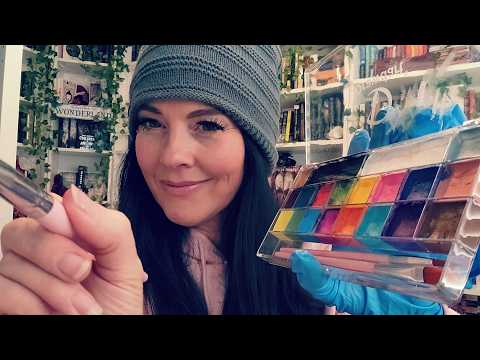 ASMR- Face Painting You At The Neighborhood Easter Party 🐣🌻🐇